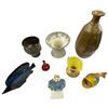 Image 2 : Collection of Various Studio & Commercial Pottery Pieces 12.5-Inch Tall