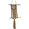 Image 1 : Handmade Vintage 1970s MacRame Owl Wall Hanging