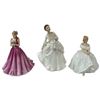 Image 1 : Royal Doulton Figurines: Heather HN 2956, May-Peony Perfect Happiness HN 5504 & Carol HN 2961