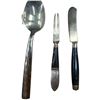 Image 4 : Brass Flatware Set Forks Spoons Knives