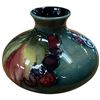 Image 1 : Small Moorcroft Vase Porcelain 4.25-Inch Height 3.25-Inch Diameter