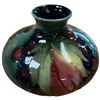 Image 2 : Small Moorcroft Vase Porcelain 4.25-Inch Height 3.25-Inch Diameter