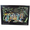 Image 1 : Chinese Peasant Painting Hand-Painted Lacquer Board Traditional Scene 21.5 IN 15.6 IN