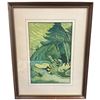 Image 1 : Vintage Emily Carr Print of a Forest Landscape Painting by the Renowned Canadian Artist