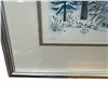 Image 3 : Framed LEP 46/200 "Winter Lights" by Cuca Romley 31 IN X 23.5 IN Winter Scene