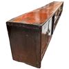 Image 2 : Vintage Antique Chinese Console or Sideboard Cabinet is Typically Crafted from Wood W Red Patina