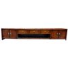 Image 5 : Vintage Antique Chinese Console or Sideboard Cabinet is Typically Crafted from Wood W Red Patina
