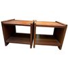 Image 1 : Pair of Vintage Side Table Night Stands Made from Solid Wood