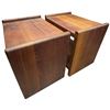 Image 2 : Pair of Vintage Side Table Night Stands Made from Solid Wood