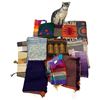 Image 1 : Assorted Collection of Handcrafted Textiles Various Subjects & Materials Some with Tags