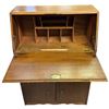 Image 2 : Vintage Oak Secretary Desk, Likely Produced in the Mid 20th Century