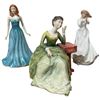 Image 1 : Royal Doulton Figurines HN3390 Thank You HN4981 December Turquoise & Carolyn HN2974