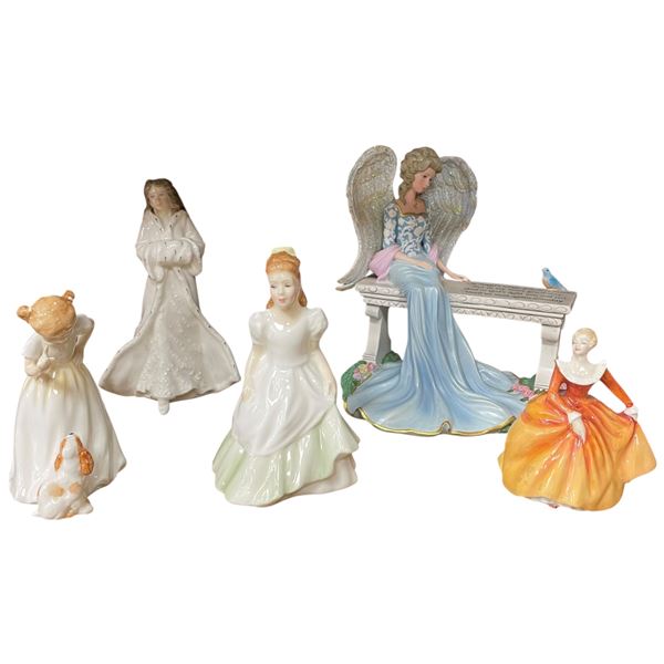 Royal Doulton Figurines HN3123 HN3036 HN3488 HN3220 & Thomas Kinkade Heaven's Embrace Figurine