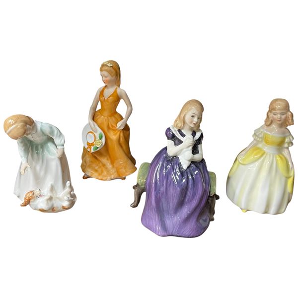 Quartet of Royal Doulton Figurines HN3397, HN2236, HN2424 and a Murari Masterpiece