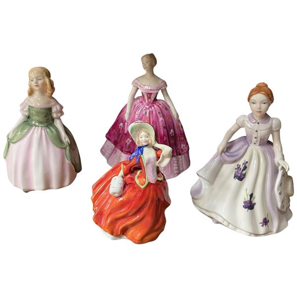 More Royal Doulton HN4876, HN2176 & HN2338 and a Coalport Figurine