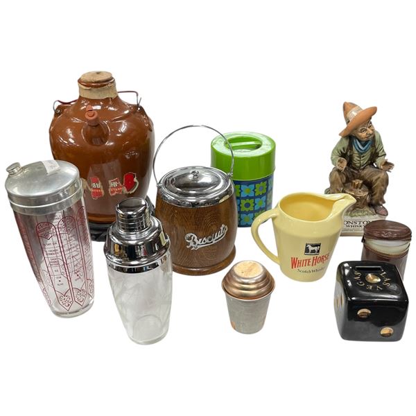 Barware Collection: Ice Buckets, Shakers, Jug, Decanter & More