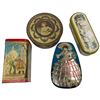 Image 4 : Tin Collection: Drum, Candy Tins, Tea Tins & Tin Tray 20x14-Inch