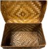 Image 3 : Handwoven Seagrass Storage Basket with a Lid