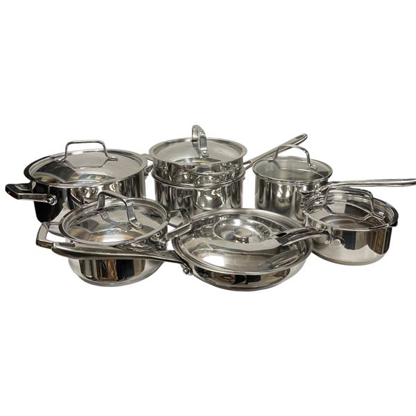 Paderno Stainless Steel Pot Set Excellent Condition