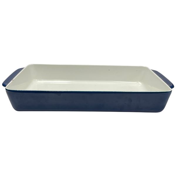 Copco Denmark Michael Lax Design Blue Enameld Baking Dish