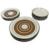 Image 2 : Mid Century Modern Ceramic Pottery by Staffordshire "Mid Winter" Fine Tableware 32 Pieces