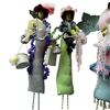 Image 2 : 4 Handcrafted Folk Art Dolls Similar to August Moon Yvonne Thorp or Jill Maas 21-Inch Tall