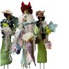 Image 3 : 4 Handcrafted Folk Art Dolls Similar to August Moon Yvonne Thorp or Jill Maas 21-Inch Tall