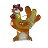 Image 1 : Vintage 1970s Lucite Acrylic Rooster Wall Hanging Plaque Napkin Weight