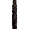 Image 3 : Maori Patu Carved Wood Paua Shell 20th Century 16-Inch