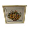 Image 1 : Large Framed Needlepoint Vintage Still Life Floral 32 IN X 30.5 IN