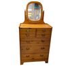 Image 1 : Pine Dresser with Mirror Contents Included