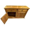 Image 3 : Farmhouse-Style Pine Wood Sideboard or Buffet Cabinet