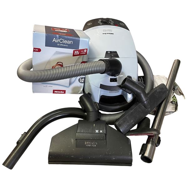 Miele Solaris Turbo Vacuum Cleaner Stainless Steel Telescopic Wand HEPA Filter System