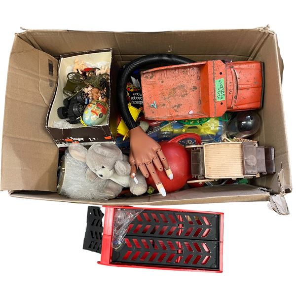 Box Lot of Vintage Toys