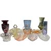 Image 1 : Collection of Various Decorative Glass Vases Depression Glass & More