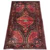 Image 1 : 100% Hand Knotted Made In Iran Nahavand 5.7' x 3.8' Fluffy Geometric Map Beauty Wool Color
