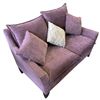 Image 2 : Mauve Couch Potato by Sofa Co.  dimensions Length: 58 in, Width: 36 IN & Height: 33.5 IN