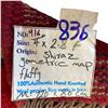 Image 2 : 100% Hand Knotted Made In Iran Shiraz 4' x 2.8' Geometric Map Fluffy Wool Rug