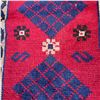 Image 3 : 100% Hand Knotted Made In Iran Shiraz 4' x 2.8' Geometric Map Fluffy Wool Rug