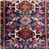 Image 2 : 100% Hand Knotted Made In Iran Gharajeh 5.2' x 2.4'  Geometric Map, Vegetable Dye, Fluffy Carpet