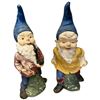 Image 1 : Pair of Classic Cement Garden Gnomes 20" Tall