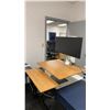 Image 2 : POWERED ADJUSTABLE HEIGHT UPLIFT DESK WITH 29" LG MONITOR