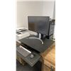 Image 2 : POWERED ADJUSTABLE HEIGHT UPLIFT DESK WITH 27" LG MONITOR, WIRELESS LOGITECH MOUSE & KEYBOARD