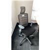 Image 3 : POWERED ADJUSTABLE HEIGHT UPLIFT DESK WITH 34" LG MONITOR & MOBILE OFFICE CHAIR