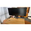Image 4 : POWERED ADJUSTABLE HEIGHT UPLIFT DESK WITH 34" LG MONITOR & MOBILE OFFICE CHAIR