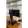 Image 6 : POWERED ADJUSTABLE HEIGHT UPLIFT DESK WITH 34" LG MONITOR & MOBILE OFFICE CHAIR