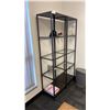Image 2 : PAIR OF RUSTIC WOOD OFFICE DESKS APPROX 62"L X 28"D X 31"H, 4 DRAWER FILING CABINET, PAIR OF BLACK