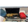 Image 1 : JULIUS KEILWERTH ST98 SAXOPHONE IN HARD TRANSPORT CASE & CLARINET WITH SMALL TRAVEL BAG