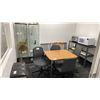 Image 1 : CONTENTS OF ROOM- DANBY STAINLESS STEEL REFRIGERATOR, CUISINART TOASTER OVEN, PANASONIC MICROWAVE,