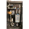 Image 3 : BLACK 2 DOOR STORAGE CABINET WITH ASSORTED LAB EQUIPMENT CONTENTS
